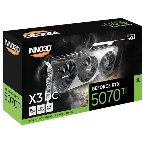 Grafikkort INNO3D N507T316D7X176068N nvidia geforce rtx 5070 ti 16 GB