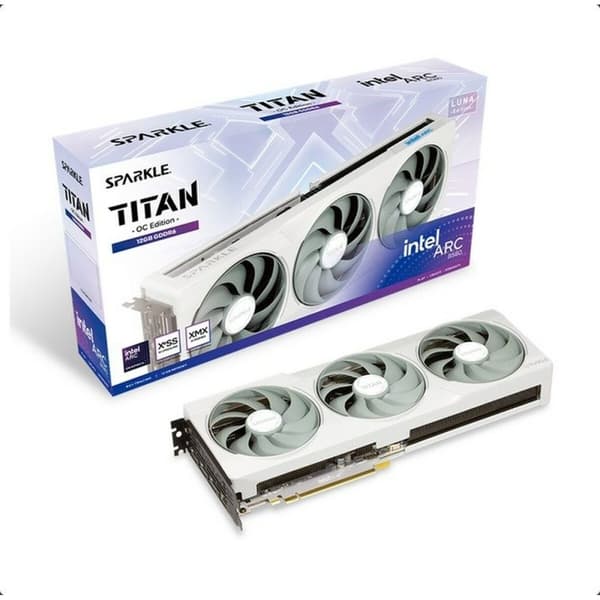 Grafikkort Sparkle TITAN OC Luna Edition Intel 12 GB GDDR6