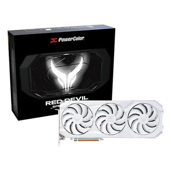 Grafikkort Powercolor Red Devil radeon rx 9070 xt 16 GB GDDR6 Vit