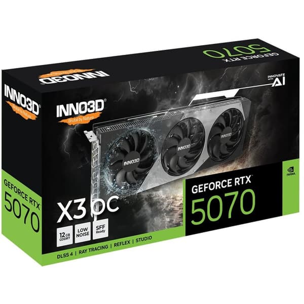 Grafikkort INNO3D N50703-12D7X-195064L nvidia geforce rtx 5070 12 GB