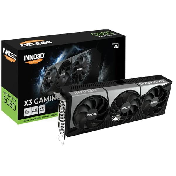 Grafikkort INNO3D G50803-16D7X-17603930 GEFORCE RTX 5080 16 GB