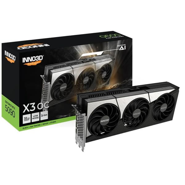 Grafikkort INNO3D N5090332D7X17593928 nvidia geforce rtx 5090 32 GB