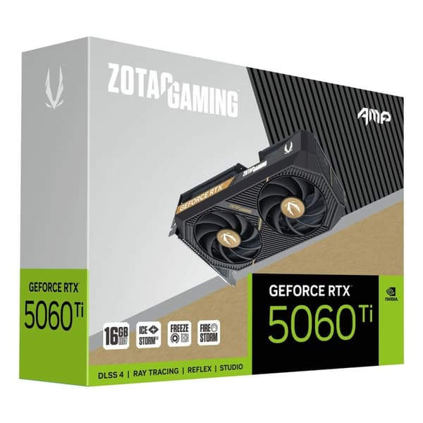 Grafiikkakortti Zotac ZT-B50620F-10M geforce rtx 5060 ti 16 GB