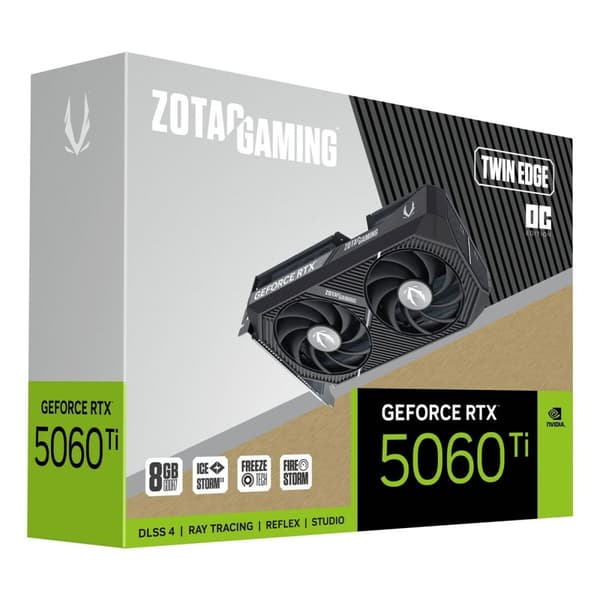 Grafiikkakortti Zotac ZT-B50610H-10M geforce rtx 5060 ti 8 GB