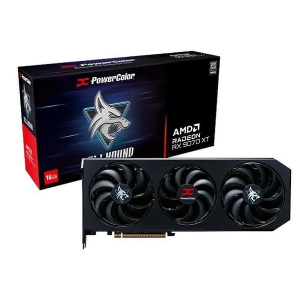 Grafiikkakortti Powercolor RX9070XT 16G-L/OC radeon rx 9070 xt 16 GB GDDR6