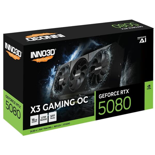 Grafiikkakortti INNO3D G50803-16D7X-17603930 GEFORCE RTX 5080 16 GB