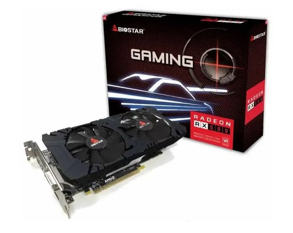 BIOSTAR Radeon RX 580 8GB GDDR5 grafikkort (VA5815TQ82)
