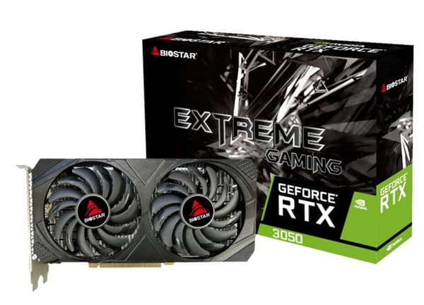 BIOSTAR GeForce RTX 3050 6GB grafikkort