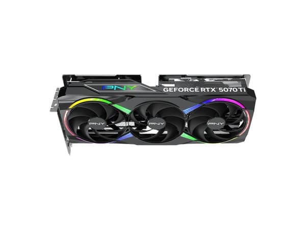 PNY GeForce RTX 5070 Ti EPIC-X RGB, GeForce RTX 5070 Ti, 16 GB, GDDR7, 256 bit, PCI Express x16 5.0, 3 fläkt/-ar