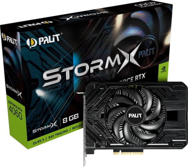 Palit NE64060019P1-1070F näytönohjain NVIDIA GeForce RTX 4060 8 Gt GDDR6