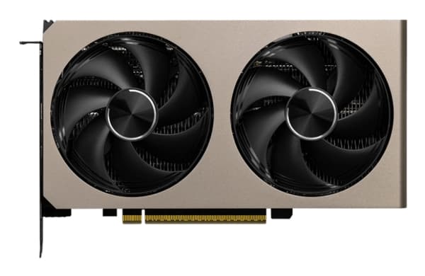 MSI GeForce RTX™ 5060 Ti 16G INSPIRE 2X OC, GeForce RTX 5060 Ti, 16 GB, GDDR7, 128 bit, 7680 x 4320 pixels, PCI Express x16 5.0 musta
