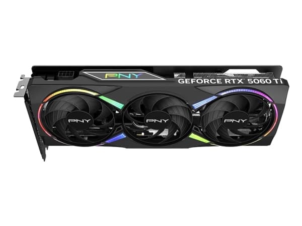 PNY GeForce RTX 5060 Ti EPIC-X RGB OC, GeForce RTX 5060 Ti, 16 GB, GDDR7, 128 bit, 7680 x 4320 pixlar, PCI Express x8 5.0