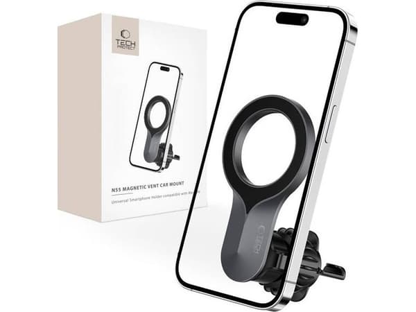 Tech-Protect TECH-PROTECT N55 MAGNETIC MAGSAFE VENT CAR MOUNT BLACK