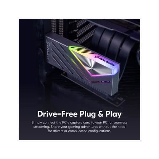 Förvärvskort - AVERMEDIA - GC575 - Full HD - 2160p60 - Kompatibel med Windows 10/11