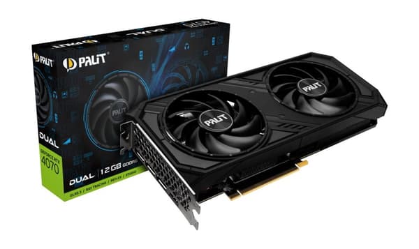Palit GeForce RTX 4070 Dual NVIDIA 12 GB GDDR6