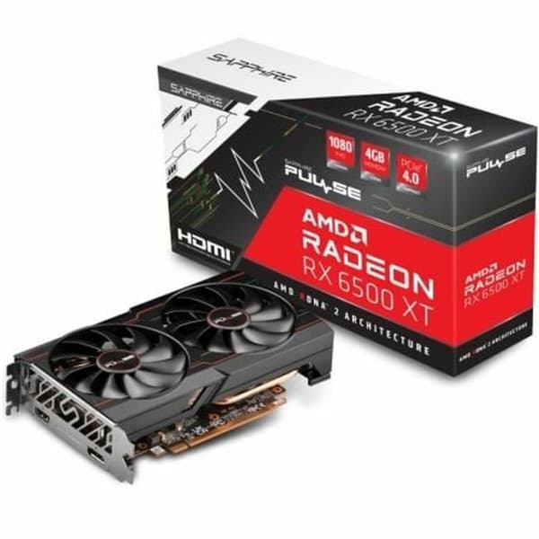 Grafikkort Sapphire 11314-07-20G 4 GB GDDR6 AMD RADEON RX 6500