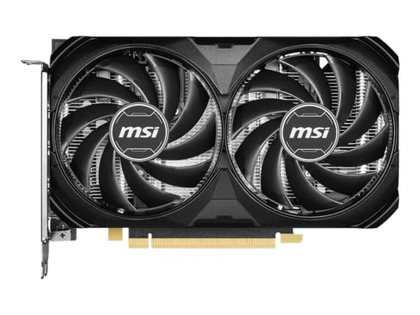 MSI GeForce RTX 4060 Ti 8G VENTUS 2X BLACK E1 OC - Grafikkarten - GeForce RTX 4060 Ti - 8 GB GDDR6 - PCIe 4.0 x16 - HDMI, 3 x DisplayPort - Schwarz (