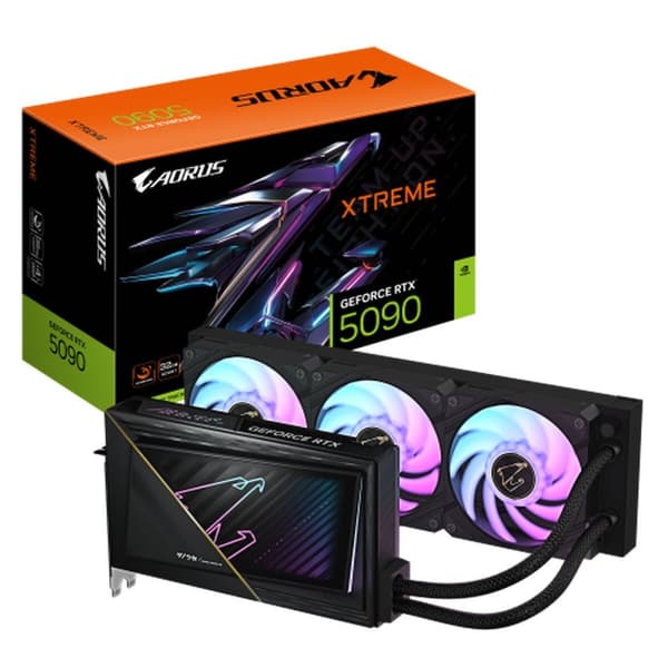 Grafikkort Gigabyte GV-N5090AORUSX W-32GD nvidia geforce rtx 5090 Svart