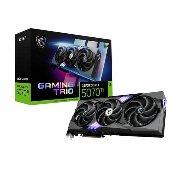 Grafikkort MSI GEFORCE RTX 5070 TI 16G GAMING TRIO OC nvidia geforce rtx 5070 ti 16 GB GDDR6X