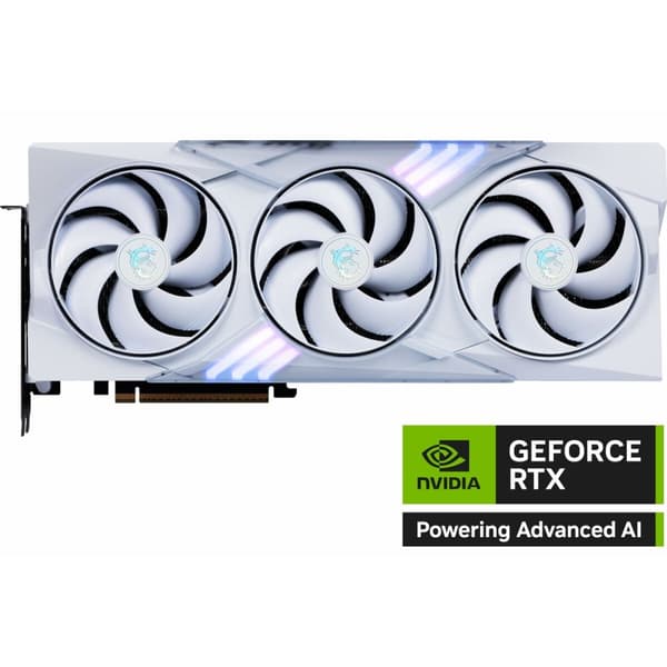 Grafikkort MSI GEFORCE RTX 5070 12G GAMING TRIO OC WHITE nvidia geforce rtx 5070 12 GB GDDR6X