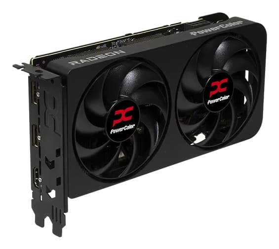 PowerColor Reaper AMD Radeon RX 9060 XT 8GB GDDR6, Radeon RX 9060 XT, 8 GB, GDDR6, 128 Bit, 7680 x 4320 pixel, PCI Express x16 5.0