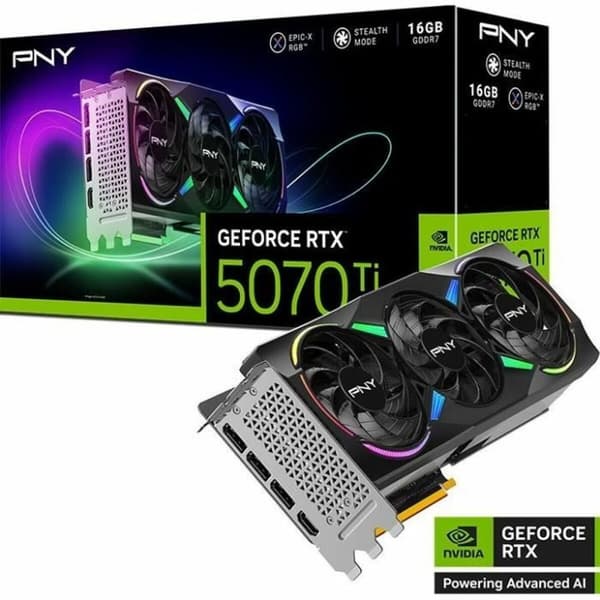 Grafikkort PNY nvidia geforce rtx 5070 ti 16 GB