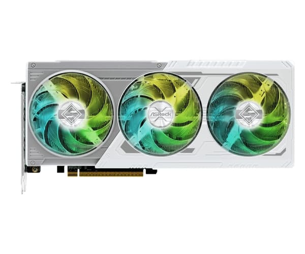 ASRock Radeon RX 9060 XT 16 GB Steel Legend OC-grafikkort - 16 GB GDDR6, 2x HDMI, 2x DP