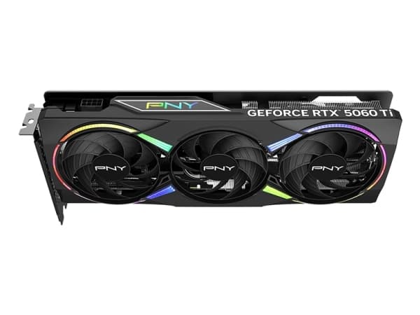 PNY GeForce RTX 5060 Ti EPIC-X RGB OC, GeForce RTX 5060 Ti, 8 GB, GDDR7, 128 bit, 7680 x 4320 pixlar, PCI Express x8 5.0