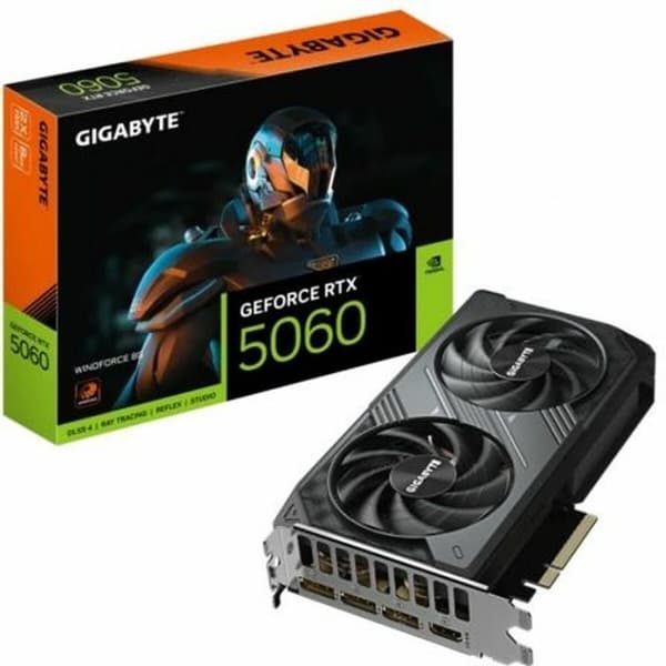 Grafiikkakortti Gigabyte GV-N5060WF2-8GD 8 GB GDDR7 musta