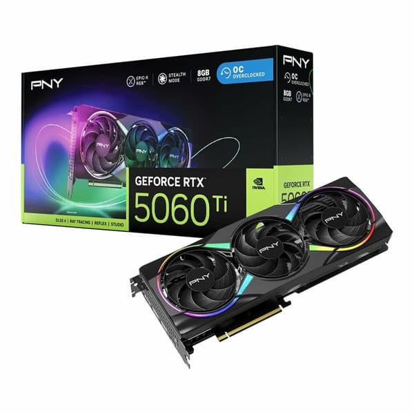 Grafikkort PNY geforce rtx 5060 ti 8 GB GDDR6X GDDR7