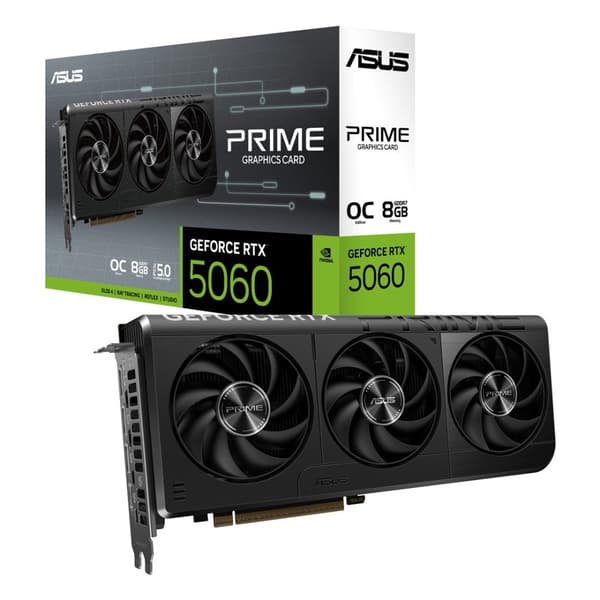 ASUS Prime GeForce RTX 5060 OC 8 Gt:n näytönohjain