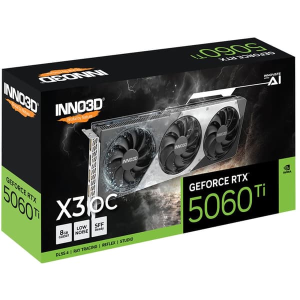 Grafikkort INNO3D N506T3-08D7X-193075L geforce rtx 5060 ti 8 GB GDDR7