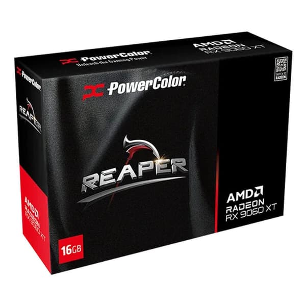 Grafikkort Powercolor RX9060XT 16G-A RADEON RX 9060 XT 16 GB GDDR6