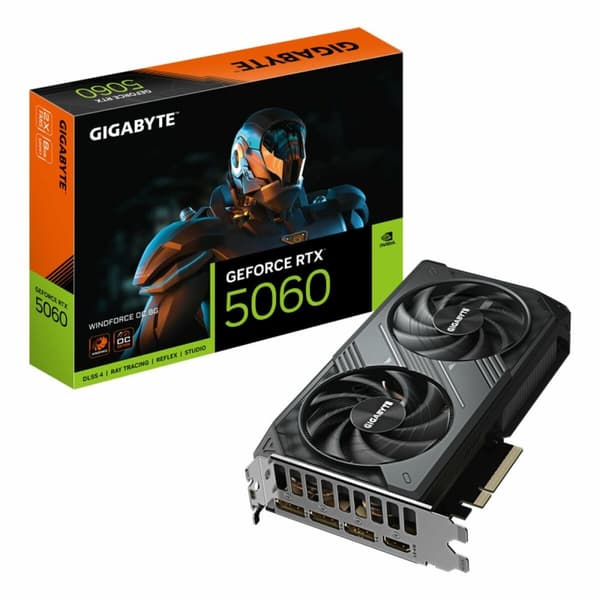 Grafiikkakortti Gigabyte GV-N5060WF2OC-8GD musta