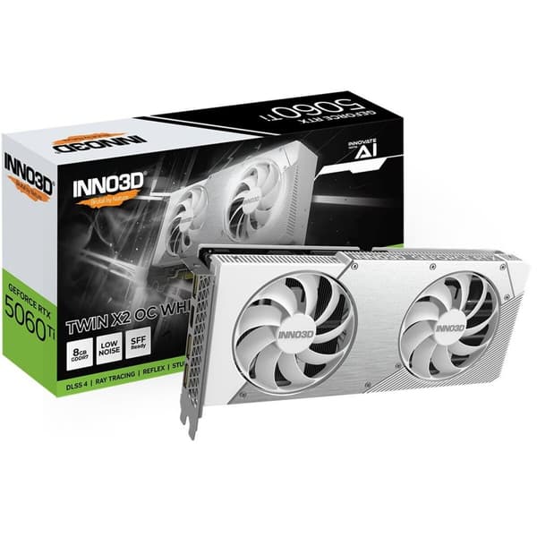 Grafikkort INNO3D N506T2-08D7X-193075W geforce rtx 5060 ti 8 GB
