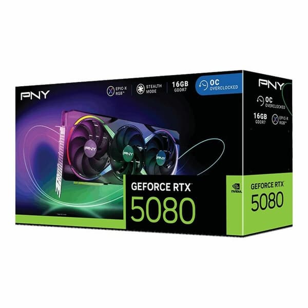 Grafikkort PNY GEFORCE RTX 5080 16 GB GDDR6X
