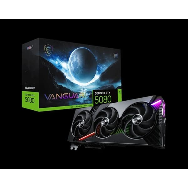 Grafikkort MSI RTX 5080 16G VANGUARD SOC GEFORCE RTX 5080 32 GB GDDR6X