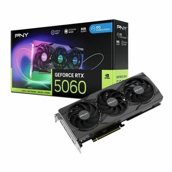 Grafikkort PNY GEFORCE RTX 5060 8 GB GDDR7