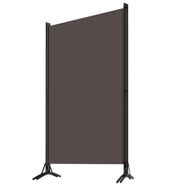 vidaXL 3-panels rumdeler 260 x 180 cm antracitgrå