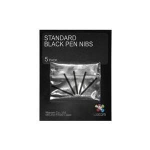 Wacom Standard Pen Nibs - Digital Pen Tip - Sort (pakke med 5) (ACK-20001)