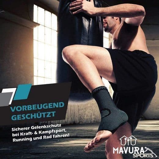 MAVURA ankelbandage »MAVURASports ankelbandage [set med 2 för vänster och höger] ankelbandage ankelbandage