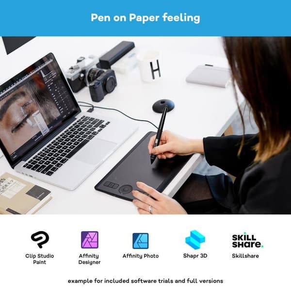 WACOM Intuos Pro Small Digitizer - Multitaktil - Elektromagnetisk