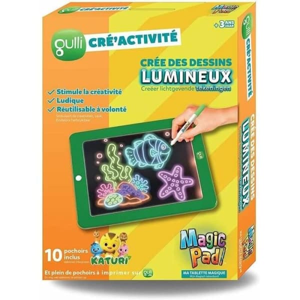 Ritplatta - Magic Pad (+30 stenciler)