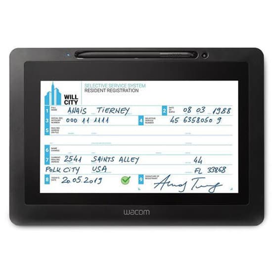 Wacom Dtu1031axk0z 10.1´´ Tegneplade Sort