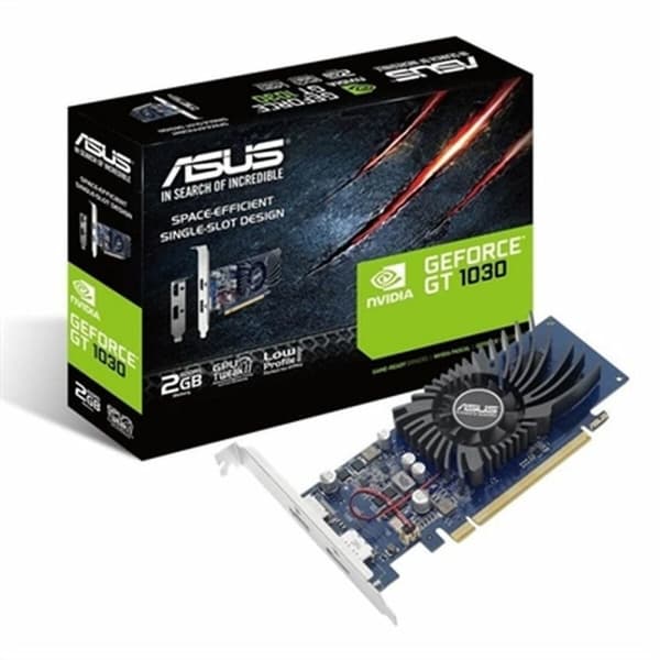 Grafikkort Asus GT1030-2G-BRK NVIDIA GeForce GT 1030 GDDR5 Svart, Blå