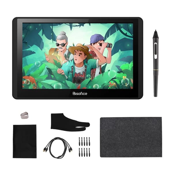 Grafik Tegne Tablet Monitor, 11,6 Tommer Skærm, 8192 Trykniveauer,A