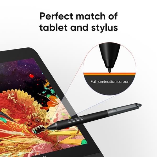 XPPen Artist Pro 14 Gen 2 Grafisk Tablet med Full Laminated Skärm i 14 Tum Första i Världen Passiv Penna 16K Nivåer