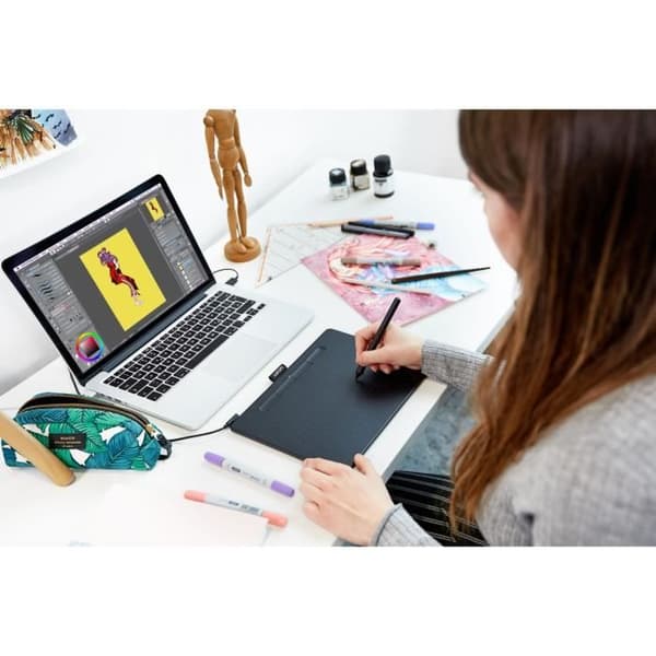 Wacom grafikplatta Bluetooth penna grafikplatta - 10 tum - 4096 trycknivåer - Svart - Windows/Mac OS/Chrom