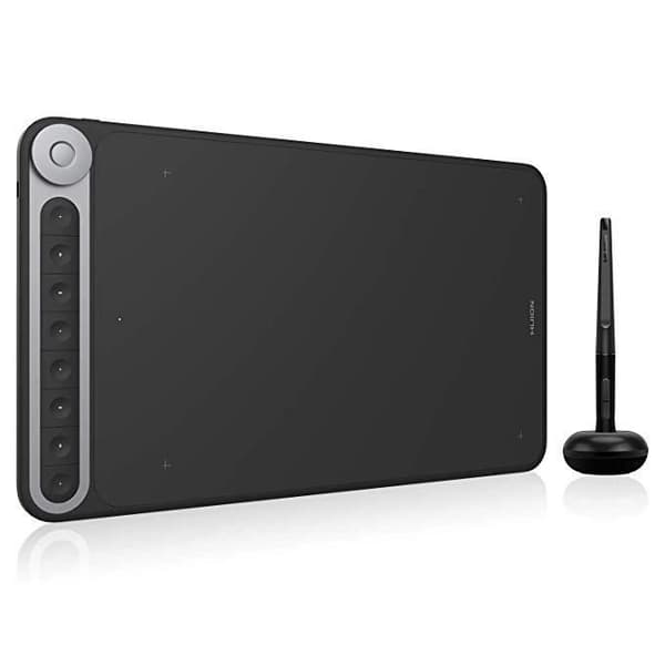 HUION Q620M grafikplatta i trådbundet och trådlöst läge med 8192 penna tryckkänslighet, stöd ±60 lutning
