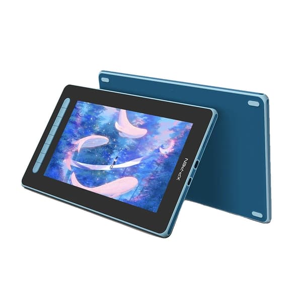 12-tommers grafisk tablet monitor, 8192 niveauer af trykfølsomhed, USB-C forbindelse,Blå
